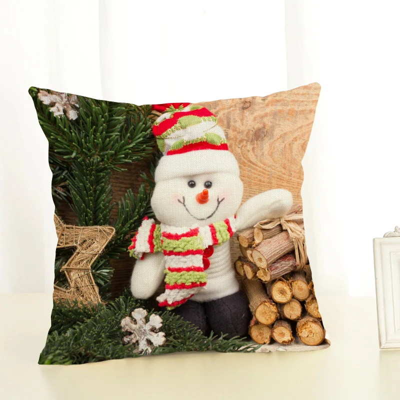 Снеговик серии накидки на подушки украшения дома размером 45*45 декоративная