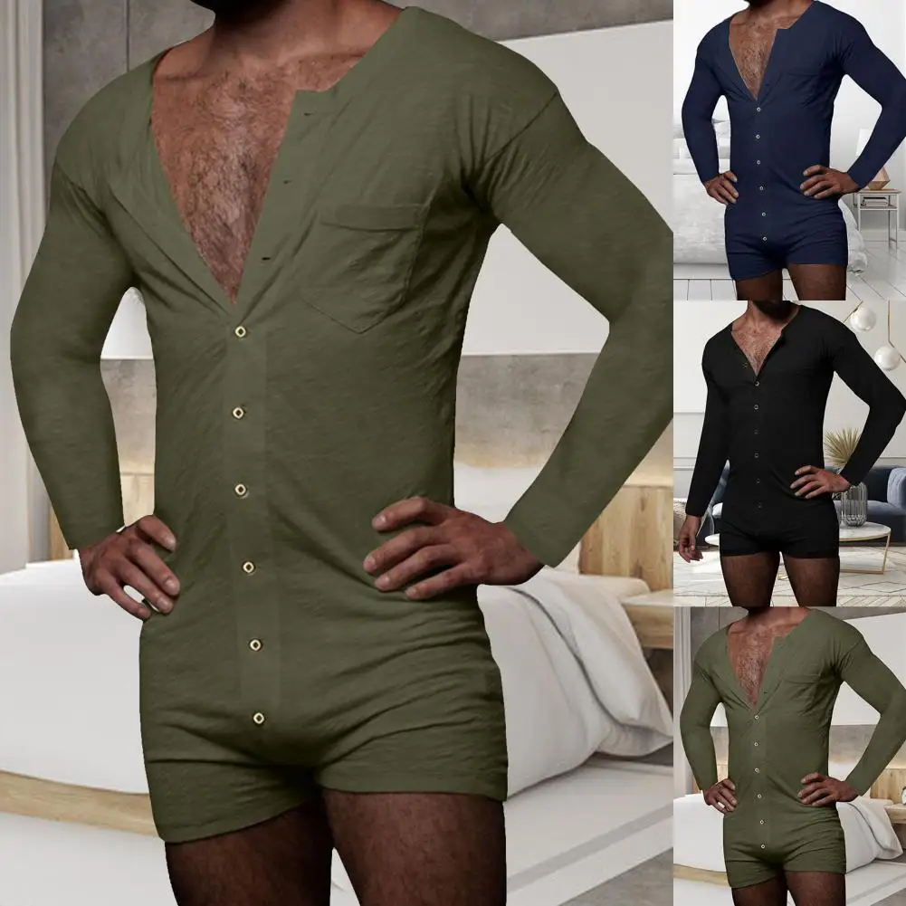 Нижнее белье мужское привлекательные пижамные комплекты Onesie-s мужской