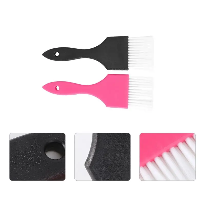 

2Pcs Hair Coloring Brushes Plates Dye Cream Brushes Dye Hair Brushes Combs Professional Hairdressing Tools for Home Barber Shop