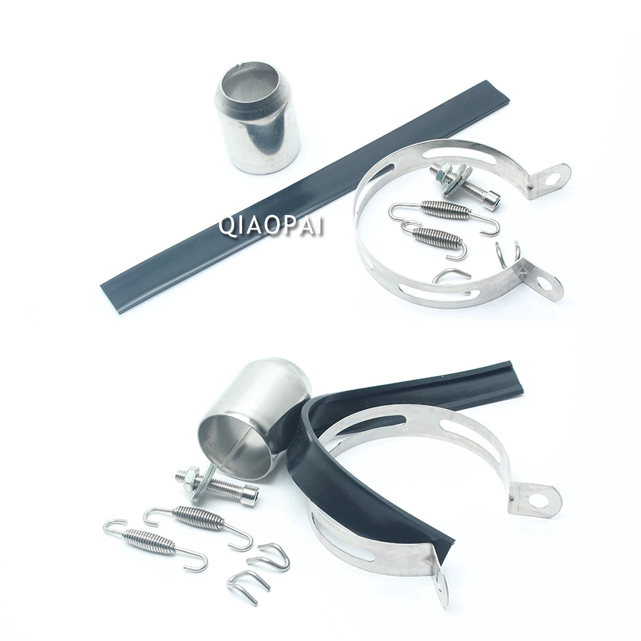 Универсальная мотоциклетная выхлопная труба 51 мм 60 Модифицированная без