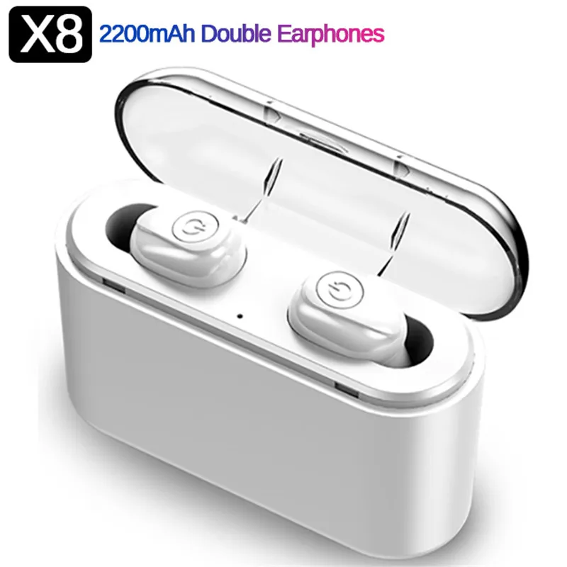 Wireless Earphones Bluetooth5.0 TWS HIFI Stereo Headphones Touch Control Sports Running Headset IPX7 Waterproof in-Ear Earbuds |