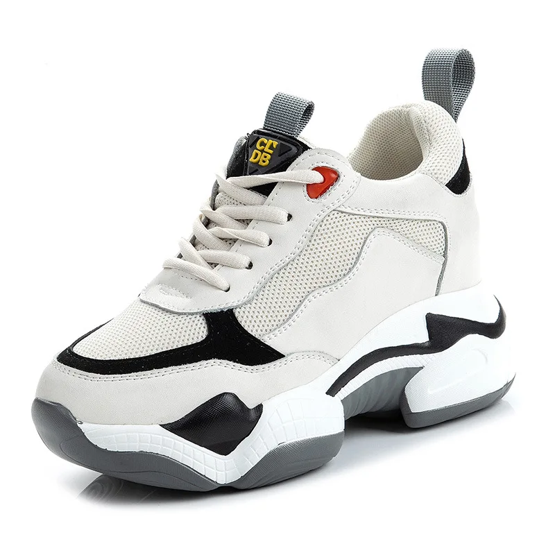 Новинка 2020 модная повседневная женская обувь Новая с увеличенной высотой на