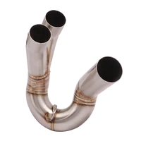 slip on motorcycle exhaust mid connect tube stainless steel replace catalyst for ducati hypermotard 950 950sp 2019 2021