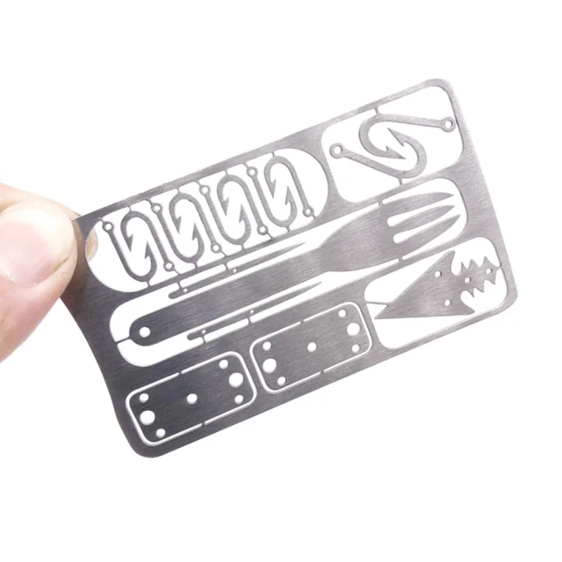 

Multifunction Fishing Gear Hook Card Multi-Tool Outdoor Camping Equipment Survival Tools Hunting Emergency Survival EDC Kit 1