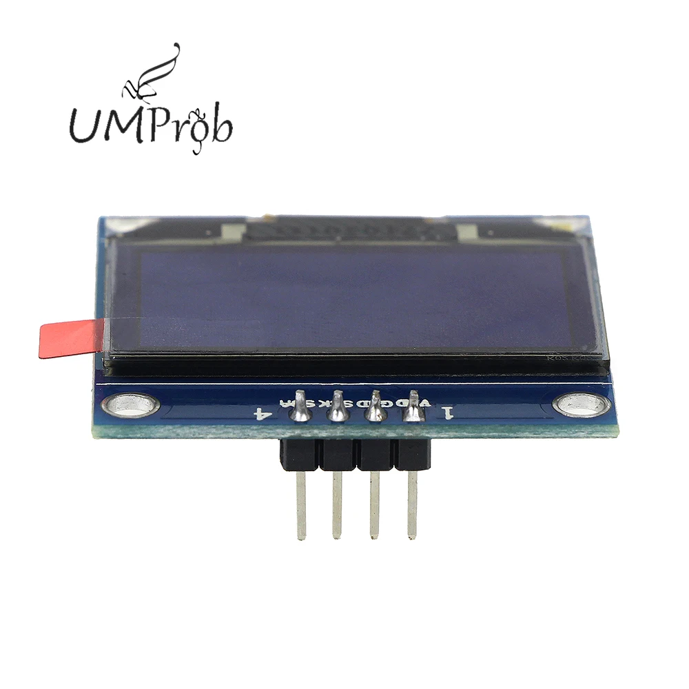 4PIN 1," O светодиодный модуль белого цвета 128X64 1,3 дюймов O светодиодный ЖК-дисплей светодиодный Дисплей модуль 1,3" IIC связи