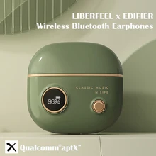 LIBERFEEL x EDIFIER Wireless Bluetooth Earphones Vintage design Classic Music in life Fashion Mini Earbuds Sport Aptx Headphone