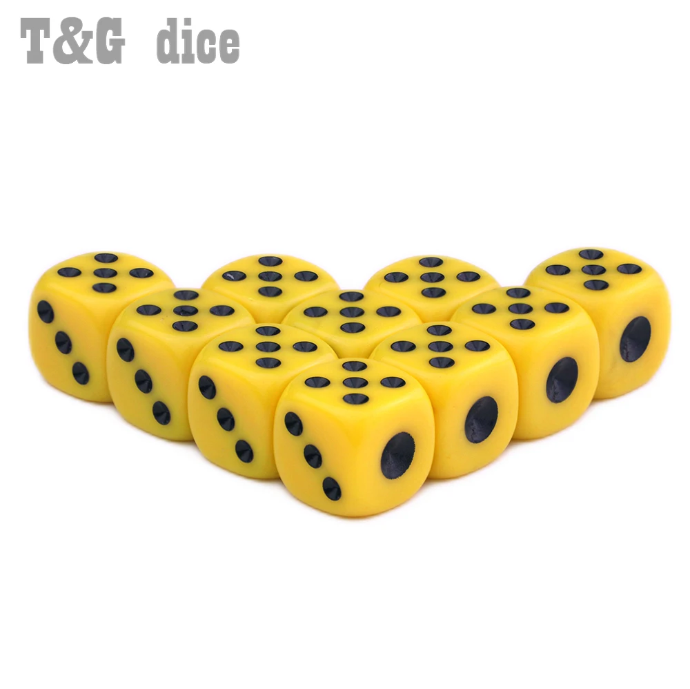 14*14*14mm 6 Colors Casino d6 Dice with standard dots drinking gambling novelty dice for entertainment Board Game | Спорт и