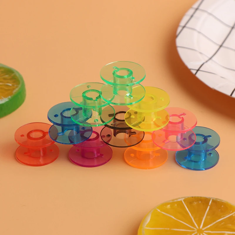 

25Pcs/Set Colorful Bobbins Box Set Sewing Machine Spools Plastic Metal And Case Storage Box Sewing Machine Tools Accessories