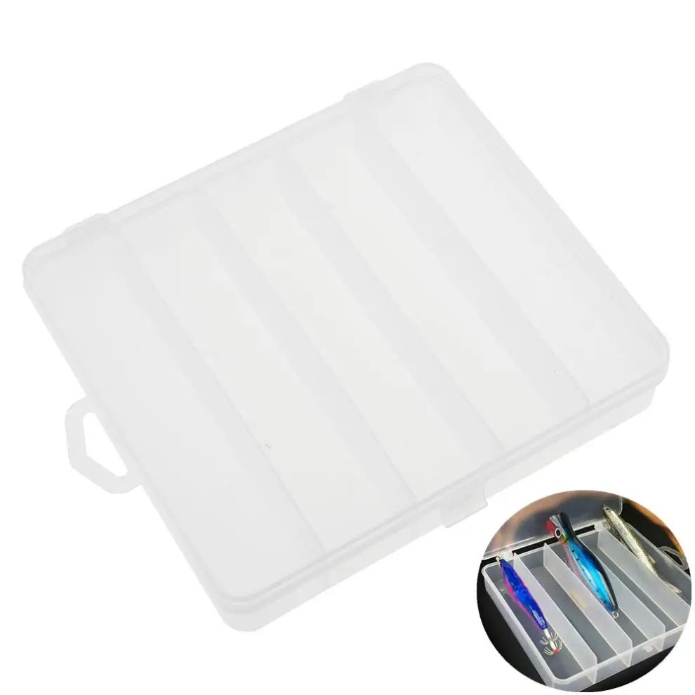 5 отделений коробка для ловли рыбы приманка креветок твердая хранения