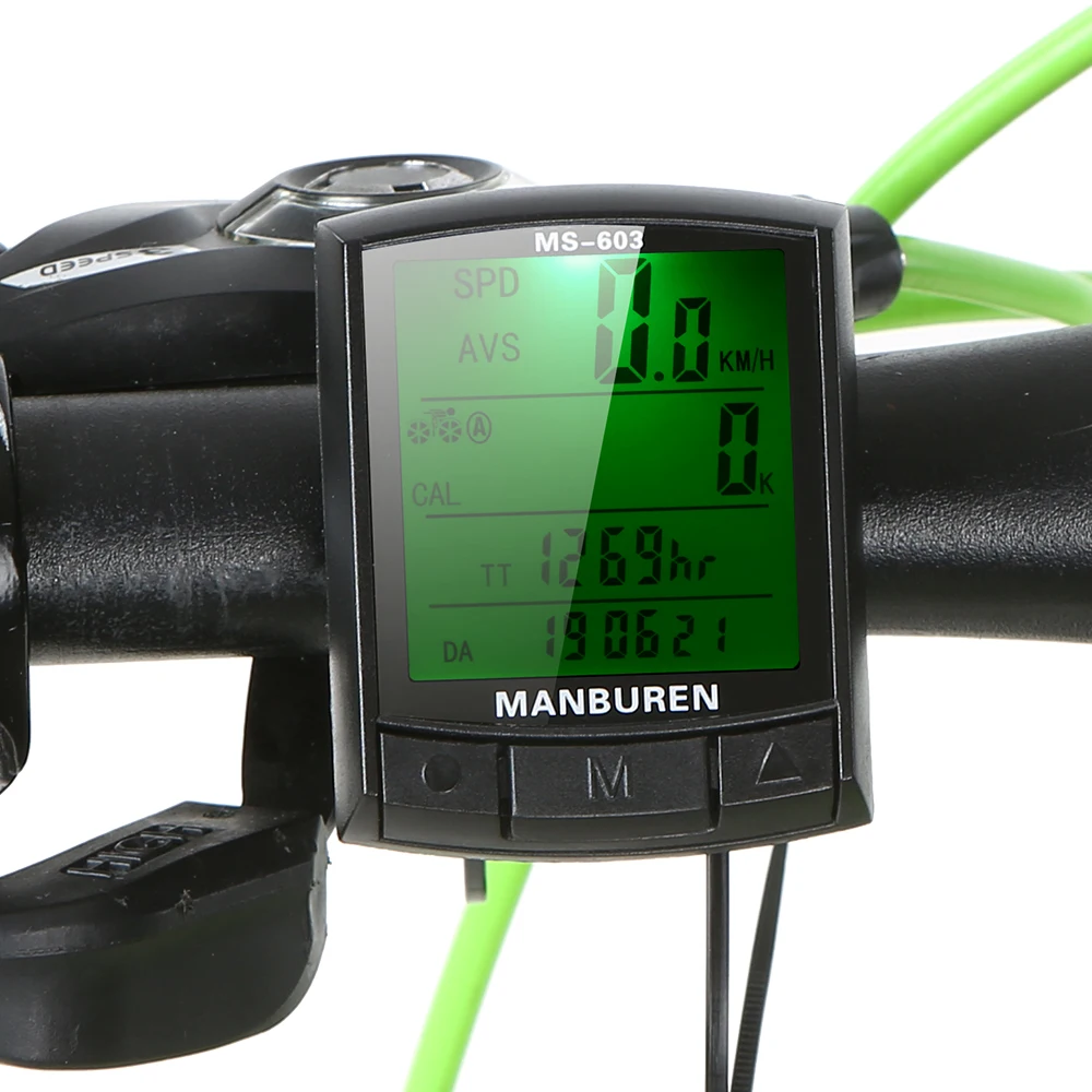 Проводной велосипедный компьютер со спидометром одометром и