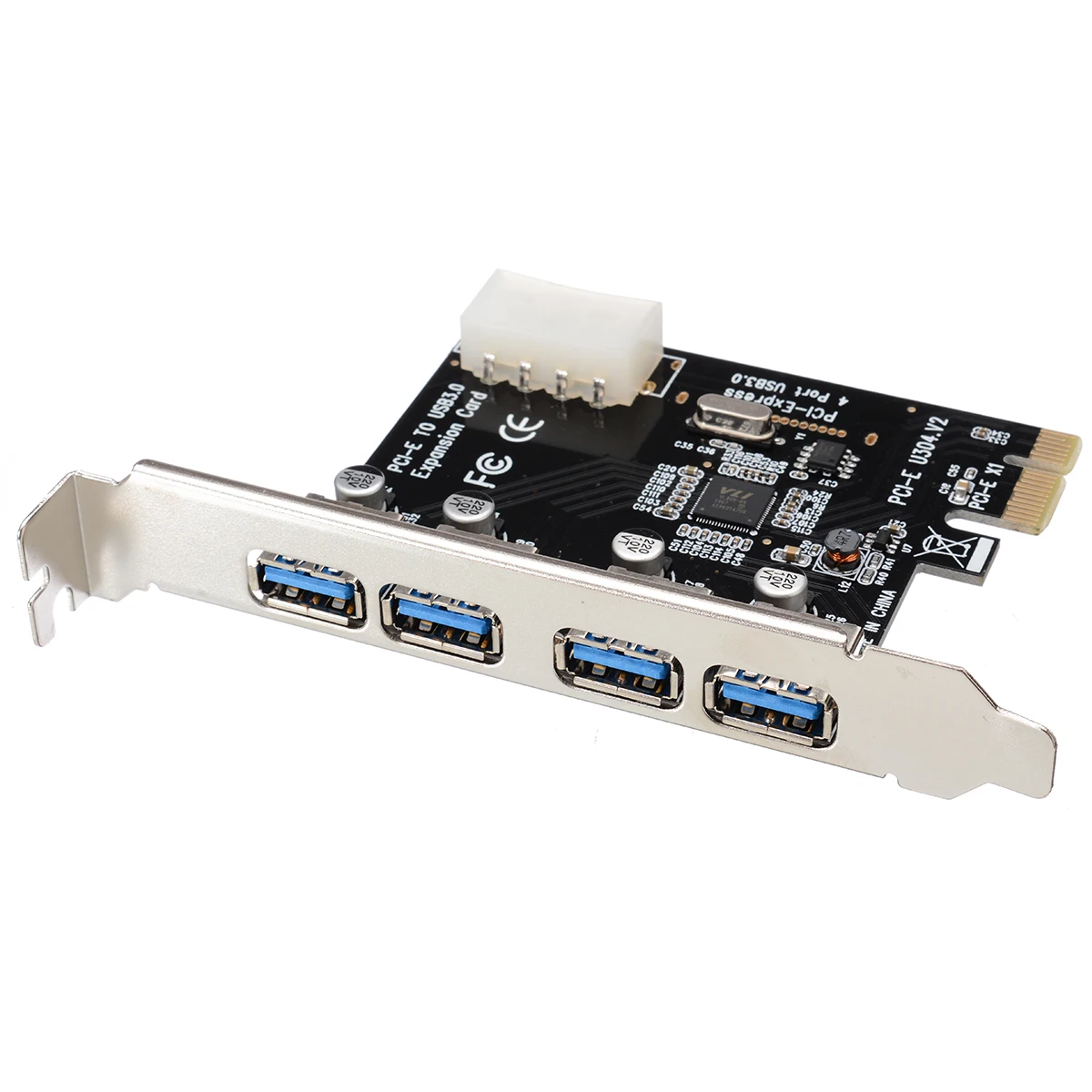 4-портовые адаптеры PCI-E высокого качества к USB 3 0 HUB PCI Express адаптер расширения
