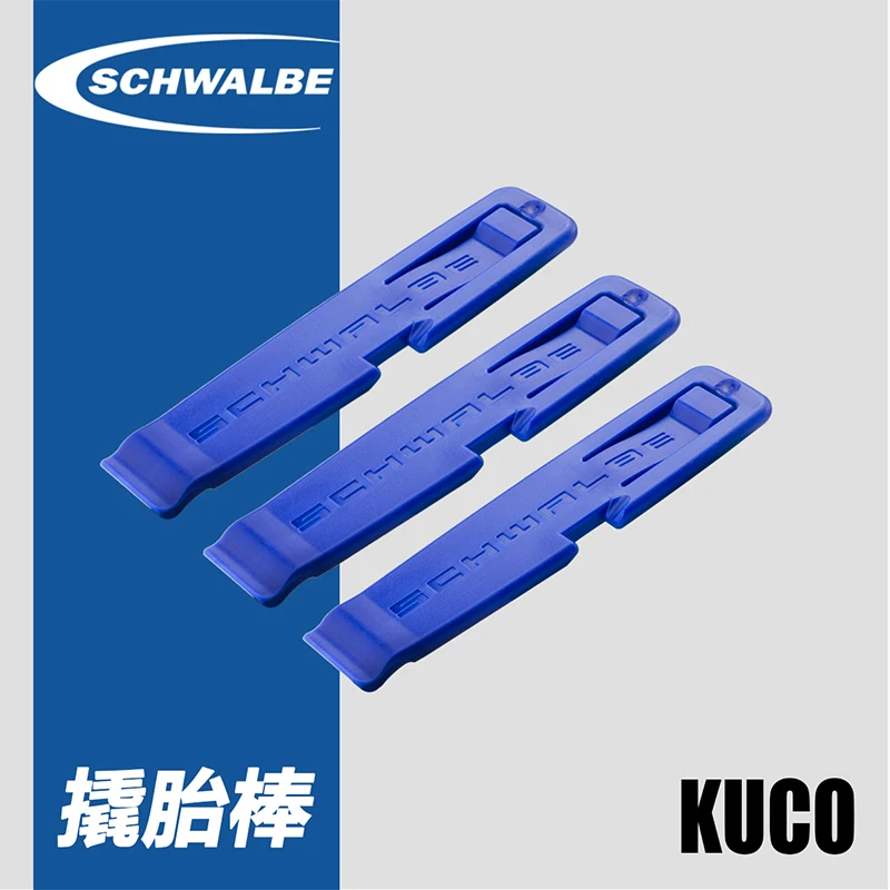 

3 PCS Schwalbe Bike Tire Lever High Strength Strong Durable ABS Tire Levers Bicycle Repair Tools