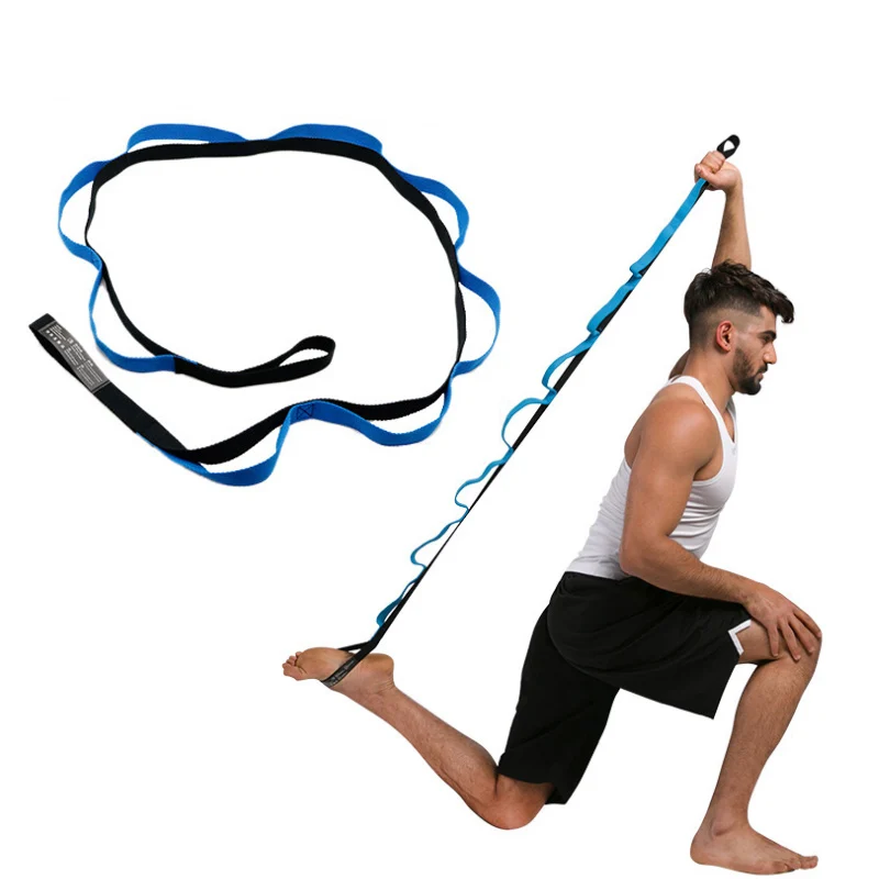 Домашняя веревка для аэробики йоги эластичная лента с хризантемами плоский