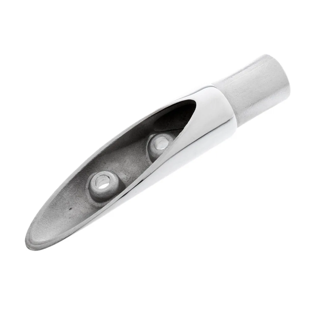

19mm Tube OD 316 Stainless Steel Hand Rail Fitting Rail End For Marine Boat
