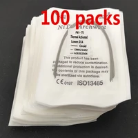 100 packs thermal activated niti round arch wires ovoid form 1000 pcs dental orthodontics bows