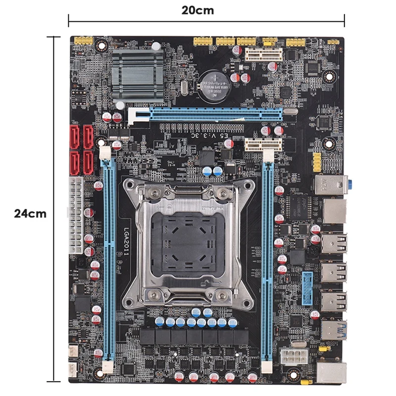 E5 3.3C материнская плата Lga 2011 X79 Lga2011 розетка Сервер Reg Ecc функция Pci Express Usb 3 0 Ddr3 32G M