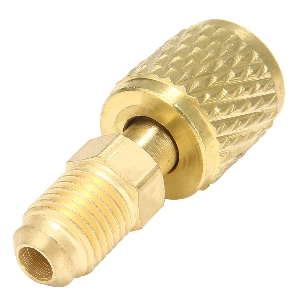 

1pc R410A R22 R407 R32 Mobile Head Adapter Male 1/4 To Female 5/16 SAE Thread Refrigerator Tool For Car Auto Air Conditioning