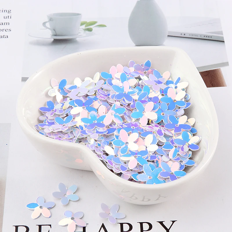 Блестки с пятью цветами 10 мм милое красочное шитье аксессуары для свадебных