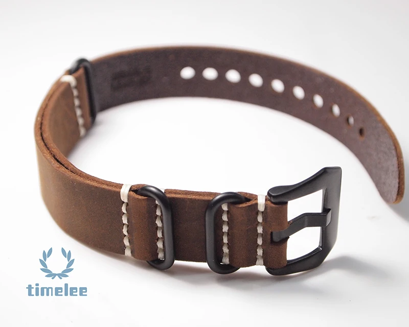 Сменный ремешок для часов crazy horse leather nato 20/мм22 мм/24 мм/26 мм | Наручные часы
