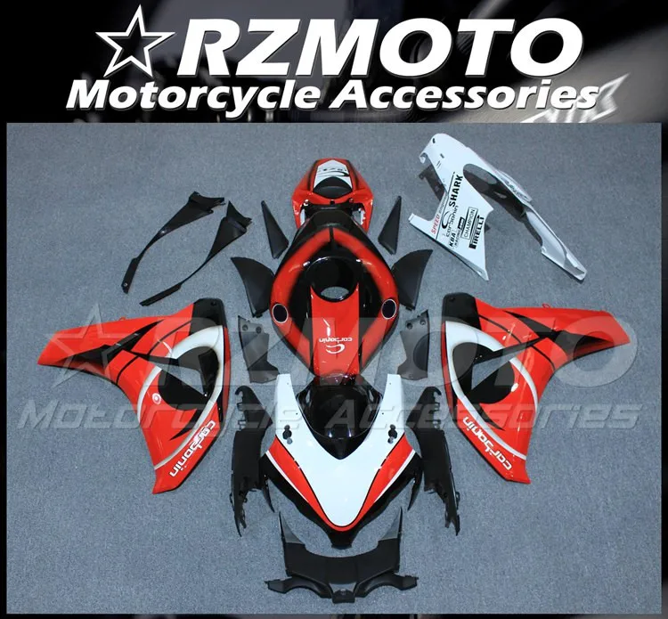 

Injection Mold New ABS Whole Fairings Kit Fit for HONDA CBR1000RR 2008 2009 2010 2011 08 09 10 11 CBR1000 Bodywork Red black