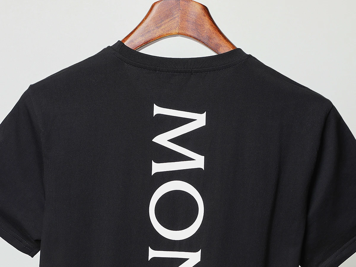 Новая футболка DSENQI MON с принтом кленового листа Повседневная летняя модная