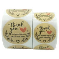 big size 2 thank you for supporting my small business stickers seal labels for business owners shipping packaging bill envelope