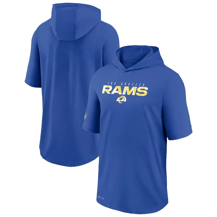 

Los Angeles Royal Men's Rams Sideline Playbook Hoodie Performance T-Shirt