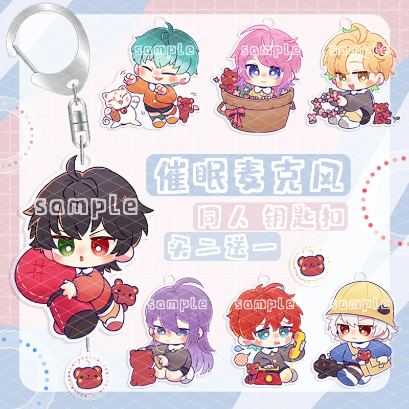 

Аниме Отдел рэп битва гипноз микрофон Косплэй Q Тип акриловый брелок кулон брелок с игрушкой Doppo Kannonzaka Nurude Sasara