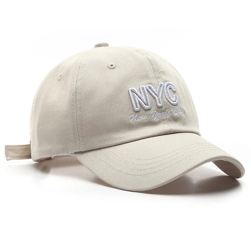 

Cotton Baseball Cap for Women and Men NYC Embroidery Hats Boys Girls Hip Hop Hat Summer Visors Cap Casual Snapback Hat