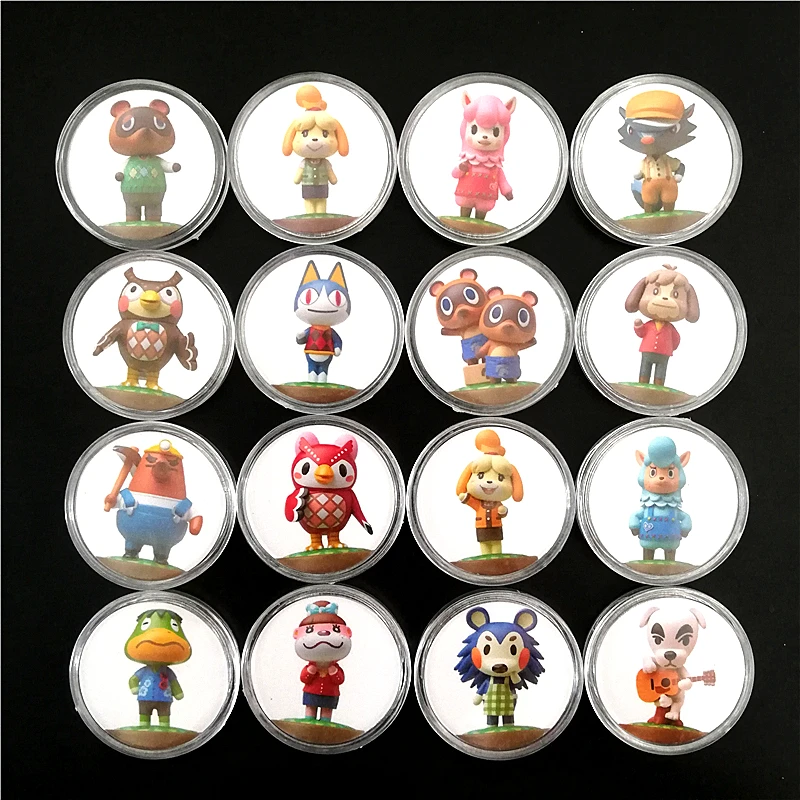 23 шт. Zelda NFC монетная карта Amiibo Young Link Revali Daruk Ntag215 Tag Super Odyssey Mario sploon 2 Модель карты для NS WiiU - Цвет: AnimalCrossing-16pcs
