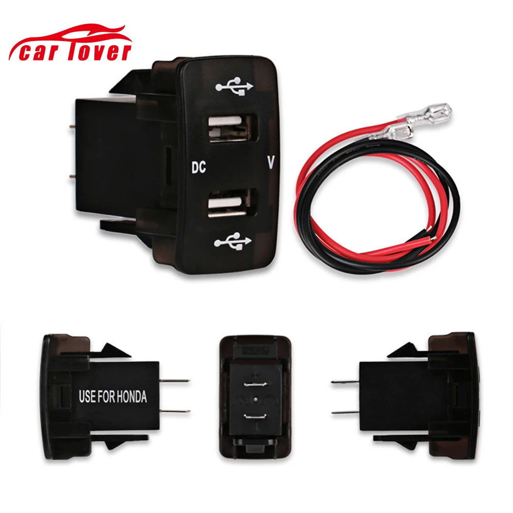 Разъем для прикуривателя светодиодный цифровой дисплей вольтметр зарядное