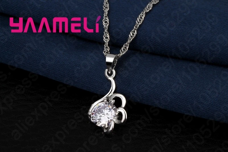 Женский комплект из колье и серёг серебра 925 пробы|necklace earring set|earrings setearring necklace set |