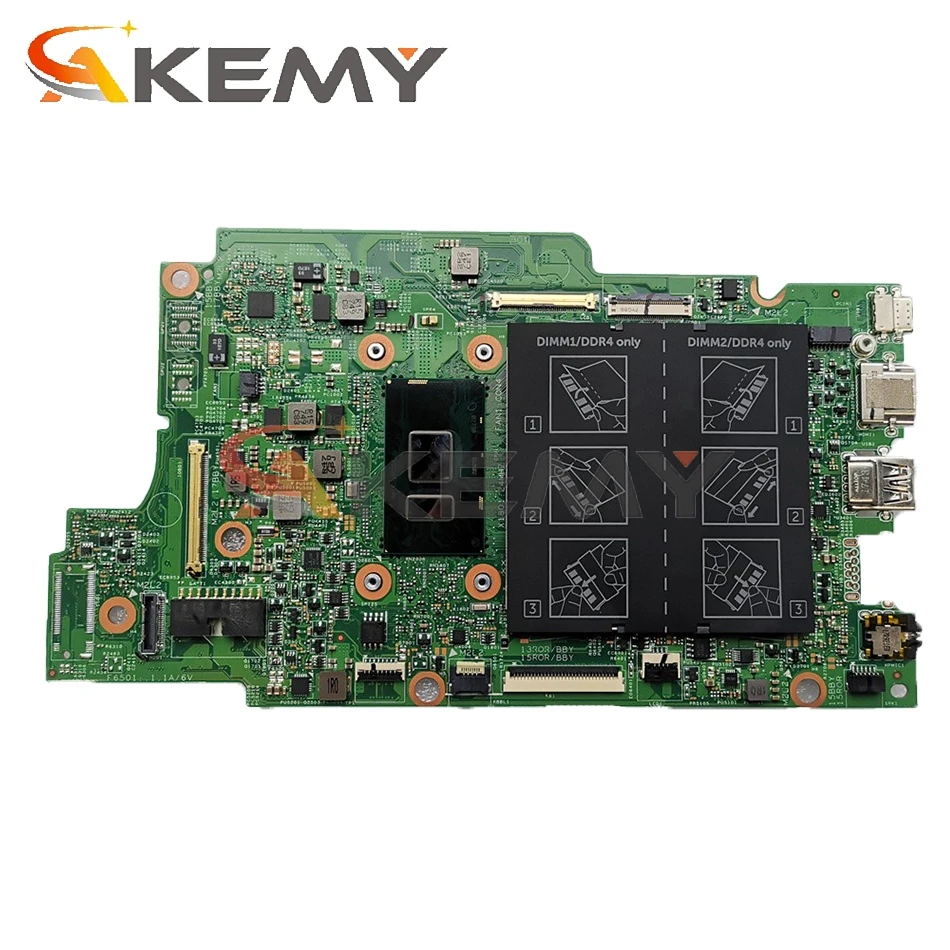 Материнская плата Akemy для ноутбука Dell Latitude 3390 Pentium 4415U CPU 17810-1 28JF7 DDR4 CN-02J4JT 2J4JT 100%