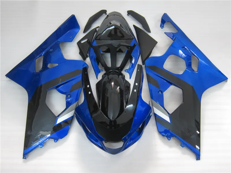 Набор обтекателей для литья под давлением GSXR600 750 K4 04 05 GSXR 600 GSXR750 2004 2005 ABS Топ черно