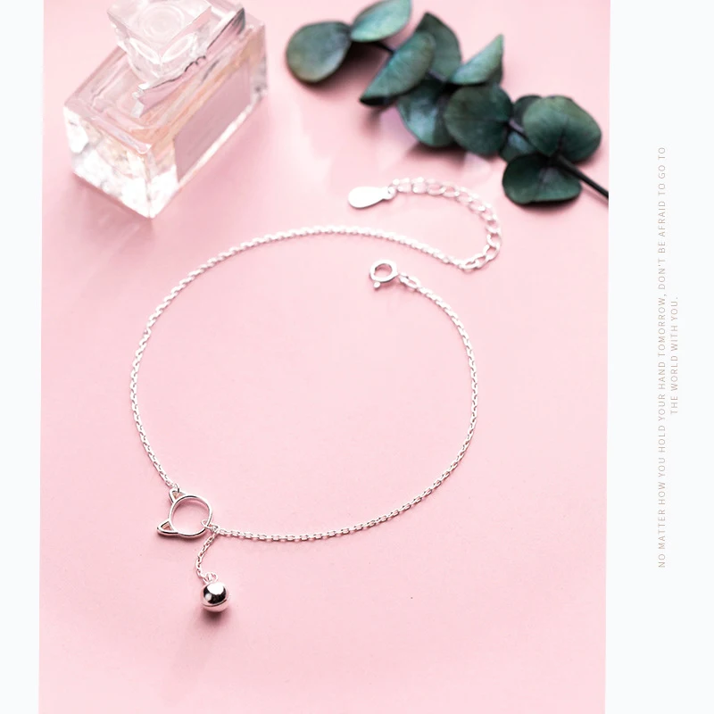 Женские браслеты Modian из стерлингового серебра браслет с колокольчиками пробы