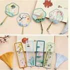 Набор сделай сам с вышивкой, Закладка для книг, Набор для вышивки, стартовый набор с цветами, растениями, узором, цветными нитями, набор закладков ручной работы