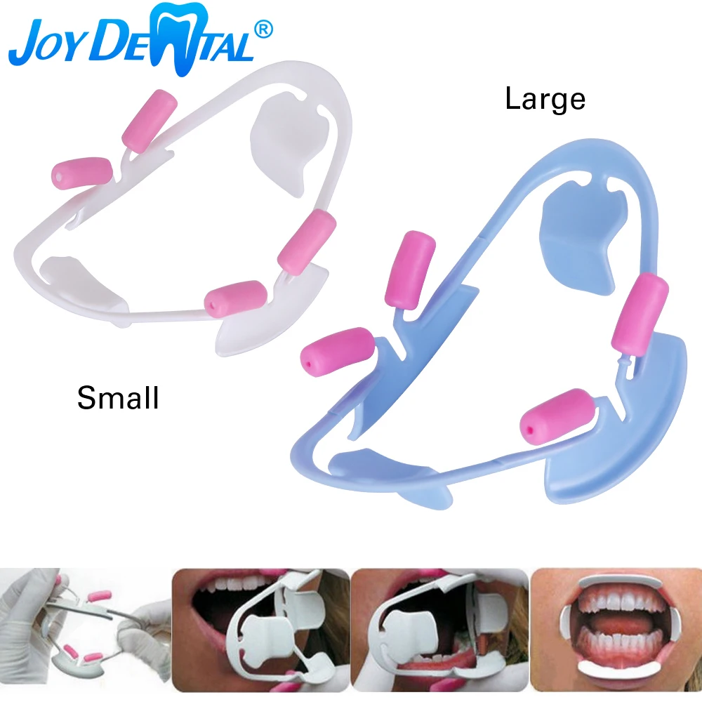 

2pcs Dental 3D Mouth Opener Plastic Lip Retractor for Adults Reusable After 121℃ Sterilization Dentist Tools