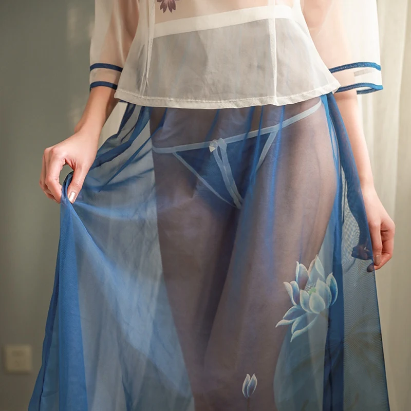 Женское кружевное платье-Ципао с вышивкой в китайском стиле | Женская одежда