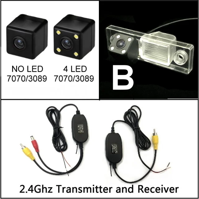 B wireless n Camera Для Chevrolet Aveo Optra Lacetti Captiva Orlando Epica Cruze Takuma Автомобильная камера заднего вида для парковки ночного видения - Название цвета: B wireless n Camera