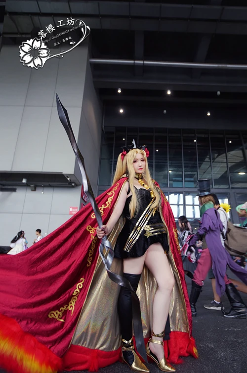 Anim Fate Grand Order FGO Ereshkigal Роскошная накидка платье униформа Косплей Костюм Хэллоуин