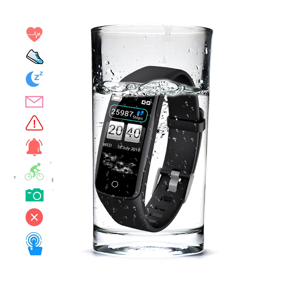 Смарт браслет V8 спортивные часы водонепроницаемый монитор сердечного ритма