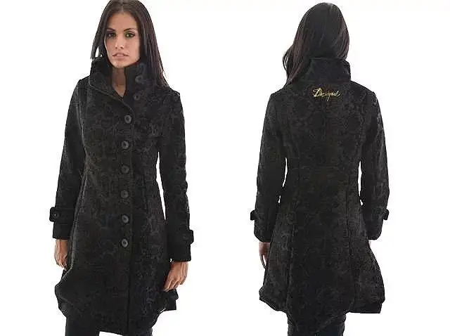 Армейский зеленый new More Spanish coats coats trench coats for women DESIGUAL - Цвет: Армейский зеленый