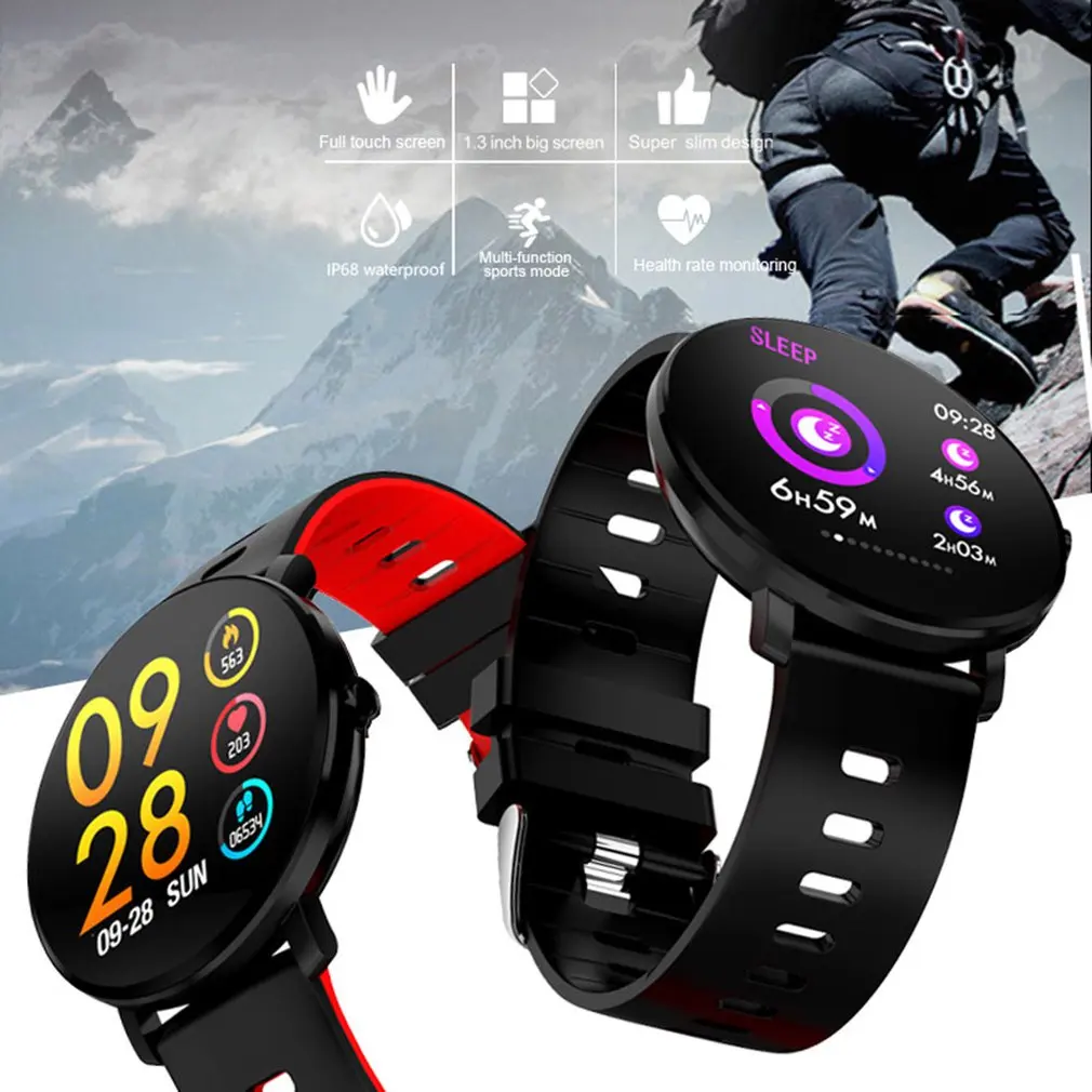 

for Xiaomi Mi 11 Redmi Note 9 Pro Note 7 Note 8 Poco X3 NFC Smart Watch IP68 Waterproof Full Touch Heart Rate MonitorWristband