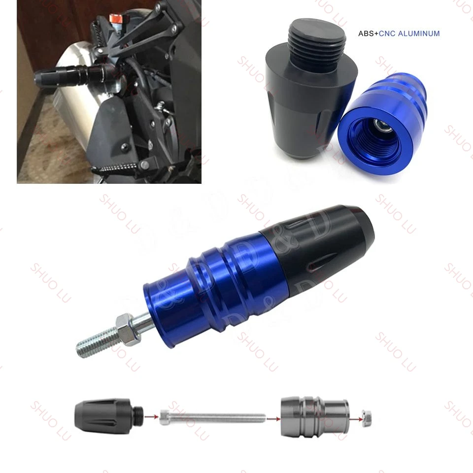 

For BMW S1000RR S1000R S1000XR S1000 RR/R/XR All year Motorcycle Exhaust Protector Sliders Pads Crash Protector Frame Slider