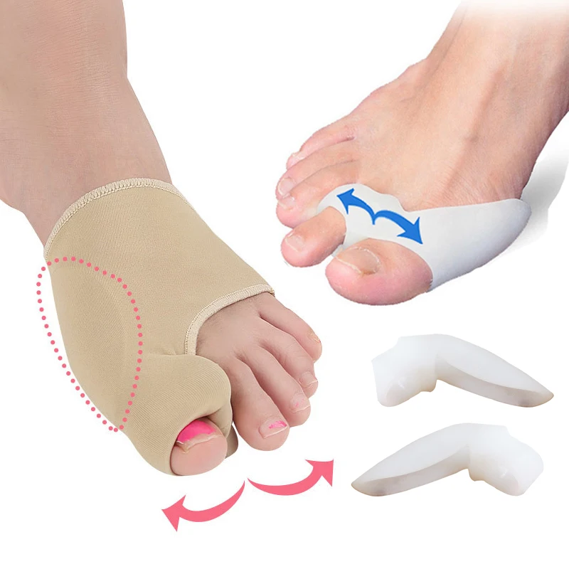 

Bunion Corrector Gel Pad Stretch Nylon Hallux Valgus Protector Guard Toe Separator Orthopedic Protector Tools Foot Care