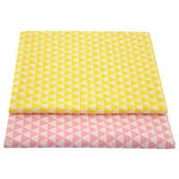 booksew hig quality printed pink yellow simple pattern 100 cotton twill materials fabric for sewing patchwork diy needlework