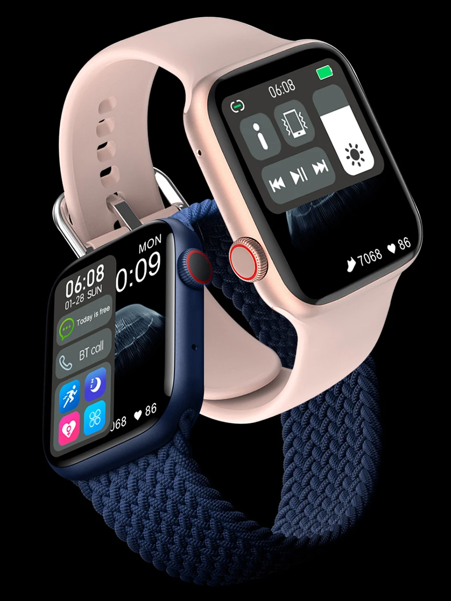 DT100 plus смарт часы умные мужские женские вызовов через Bluetooth динамические