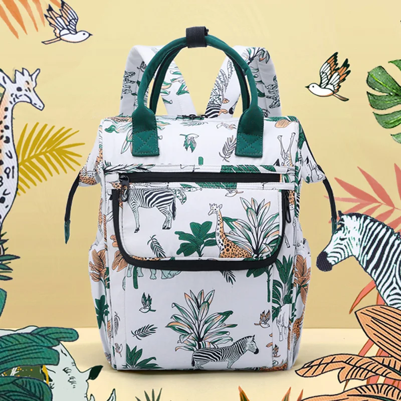 

Mother Package Waterproof Travel Mommy Diaper Bag Trendy Maternity Nappy Backpack Women Fashion Female Baby Nursing Carriage Bag