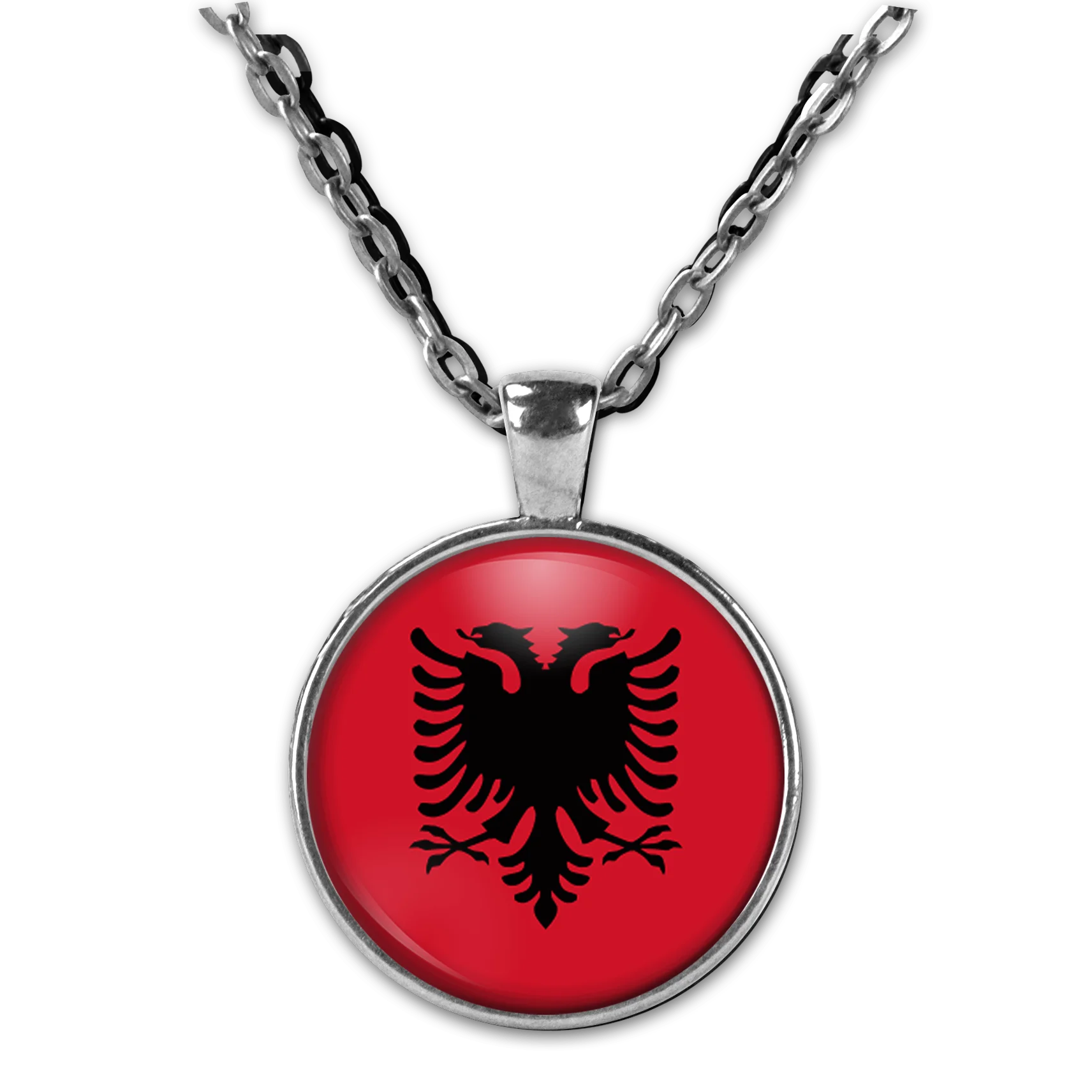 Albania персонализированные фото ожерелье женские ювелирные изделия с картинами s