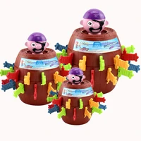 pirate bucket toy sword game 3d puzzle party games funny toys children pirates game tricky barrel plug girt table toys for kids